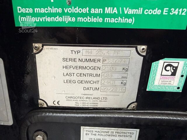 Chariot élévateur à fourche à conducteur porté Moffet M4 25.4 PF 3-Weg