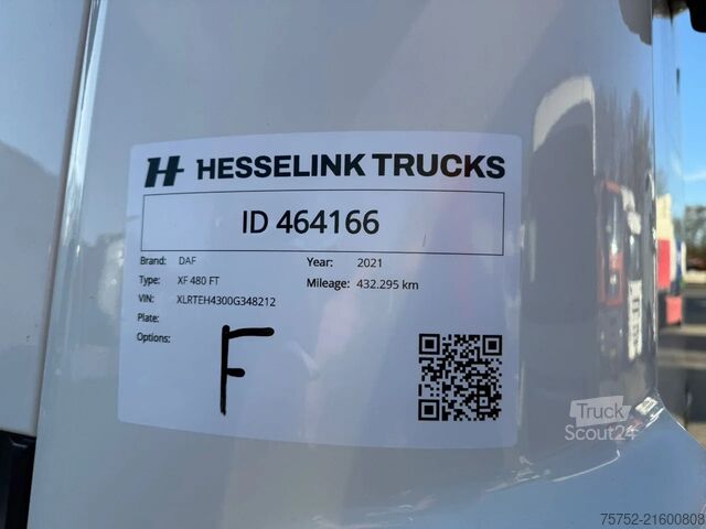 Standard-SZM DAF XF 480 4x2 SSC Super Space Standairco 2x Tank L...