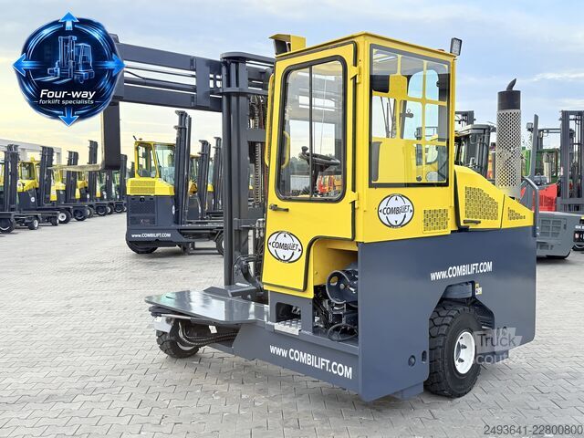 Wózek widłowy czterokierunkowy Combilift C4800 GAS DUPLEX 4040MM FREE-LIFT