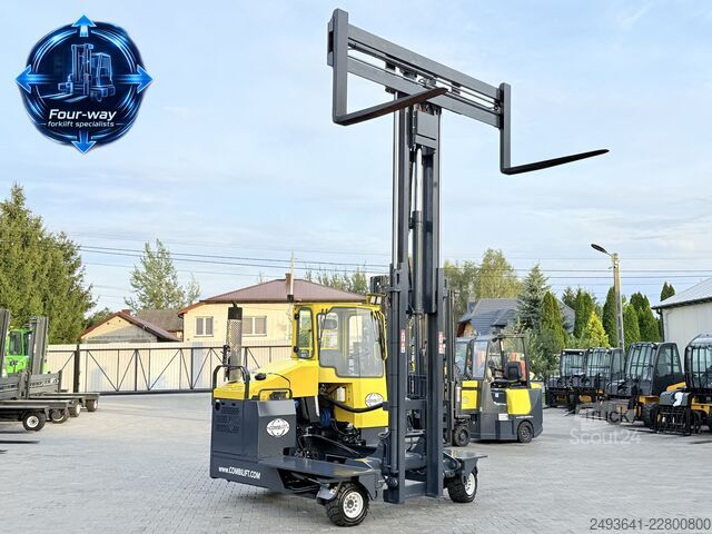 Wózek widłowy czterokierunkowy Combilift C4800 GAS DUPLEX 4040MM FREE-LIFT