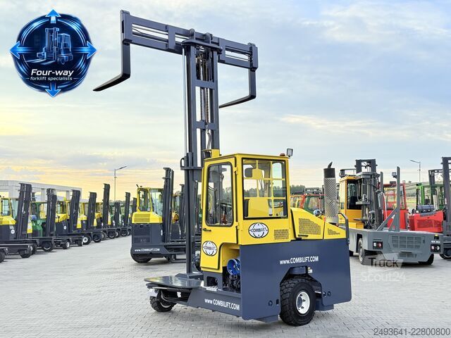 Wózek widłowy czterokierunkowy Combilift C4800 GAS DUPLEX 4040MM FREE-LIFT