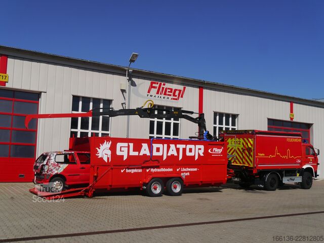 Piekabe Fliegl GLADIATOR - Löschcontainer Feuerwehr