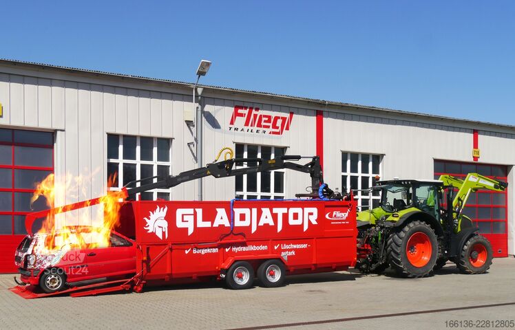 Piekabe Fliegl GLADIATOR - Löschcontainer Feuerwehr