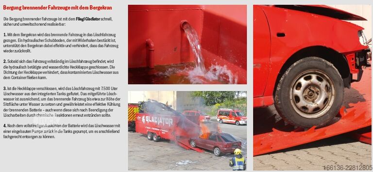 Piekabe Fliegl GLADIATOR - Löschcontainer Feuerwehr
