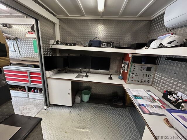 Truck with box body for sewer rehabilitation Iveco EuroCargo 120