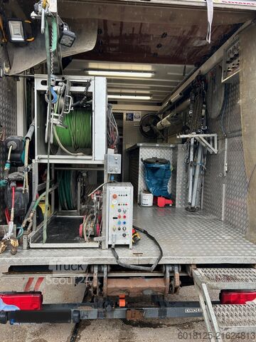 Truck with box body for sewer rehabilitation Iveco EuroCargo 120