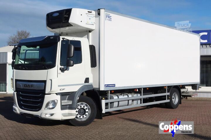 Hűtött/fagyasztott szállítás DAF CF 320 FA Koel/Vries + Dhollandia 2000 kg klep,...