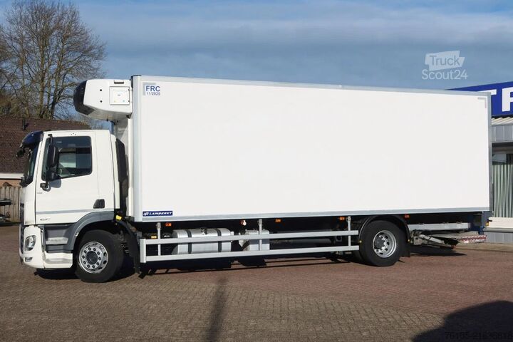 Hűtött/fagyasztott szállítás DAF CF 320 FA Koel/Vries + Dhollandia 2000 kg klep,...