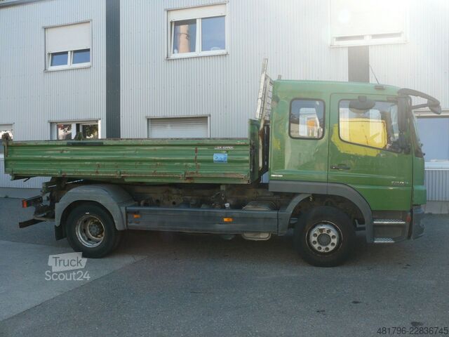 Ανατρεπόμενο φορτηγό MERCEDES-BENZ Atego 1222 Meiller 3 Seiten Kipper Doka 6 Sitze