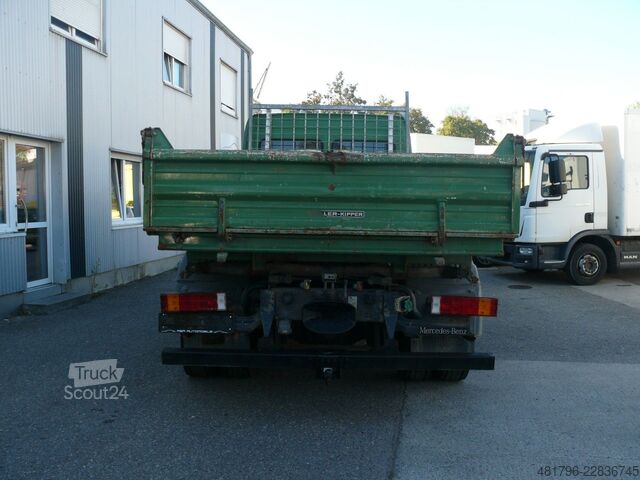 Ανατρεπόμενο φορτηγό MERCEDES-BENZ Atego 1222 Meiller 3 Seiten Kipper Doka 6 Sitze