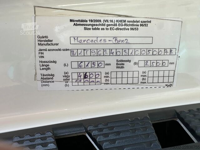 Standard-SZM Mercedes-Benz Actros ACTROS 1846L / EURO-6E / ADR / PTO