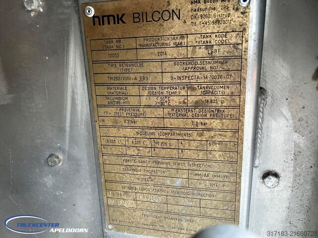 Cisterna Volvo FH 540 HMK Bilcon 18800 Liter ADR, Retarder, St...