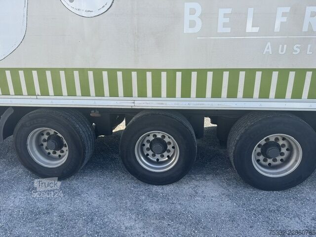 شبه مقطورة بصندوق معزول System Trailer 3 Achs Mega 2,9m hoch Carrier 1850 Porta