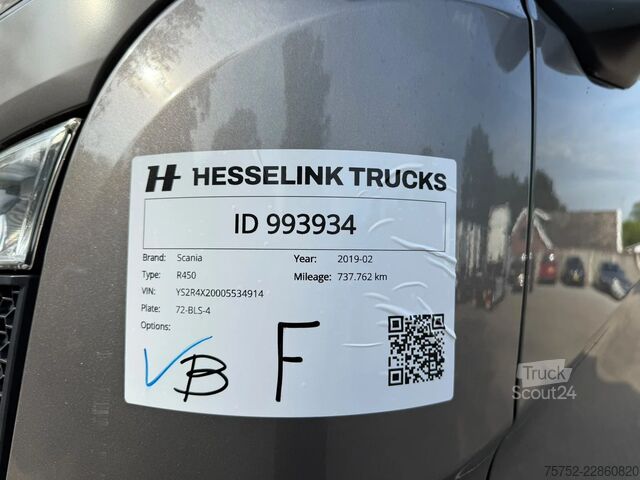  Scania R450 4X2 Hydraulic Full Air Alcoa Standairco - ...