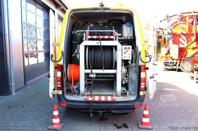 Saugwagen MERCEDES-BENZ Sprinter 516 CDI F&F 1,5m³ Kanal-HD-Spüler