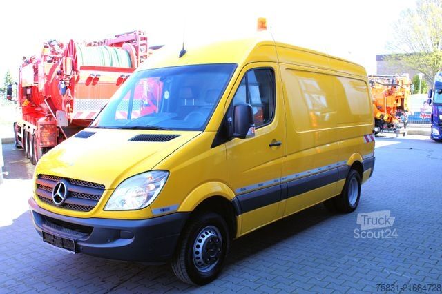 Saugwagen MERCEDES-BENZ Sprinter 516 CDI F&F 1,5m³ Kanal-HD-Spüler
