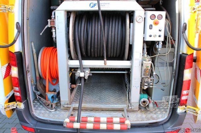 Saugwagen MERCEDES-BENZ Sprinter 516 CDI F&F 1,5m³ Kanal-HD-Spüler