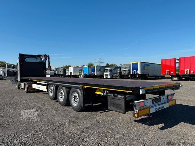 Auflieger mit Arbeitsbühne KRONE Plattform-Auflieger  mit Steckrungen - sofort v.