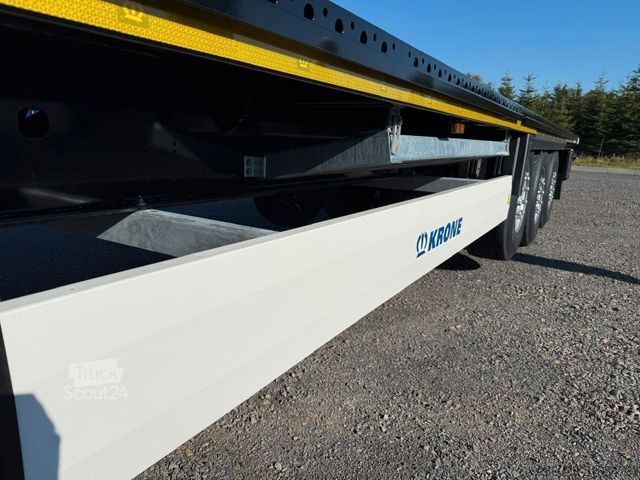 Auflieger mit Arbeitsbühne KRONE Plattform-Auflieger  mit Steckrungen - sofort v.