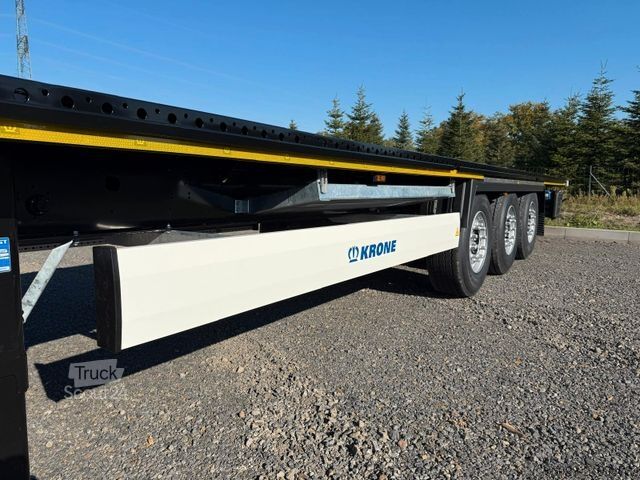 Auflieger mit Arbeitsbühne KRONE Plattform-Auflieger  mit Steckrungen - sofort v.
