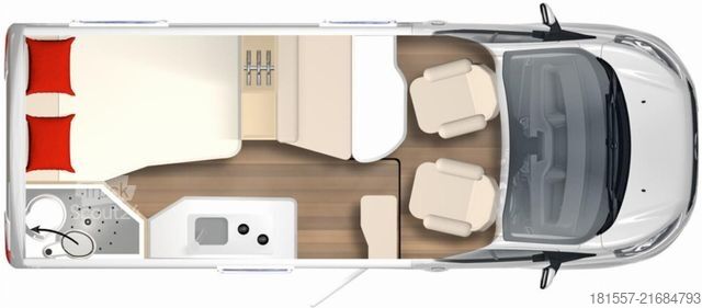Półzintegrowany kamper BÜRSTNER Lineo T 569 Automatik, Markise, Abw.-Tank beh.