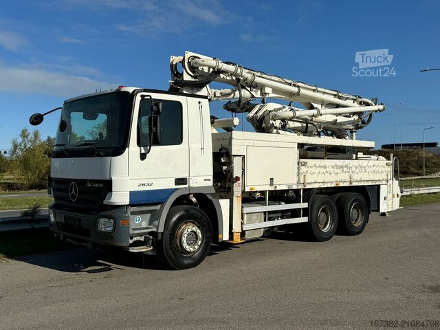 Bomba de hormigón Mercedes-Benz Actros 2632 6x4 with Putzmeister BSF 24-4 11 24...