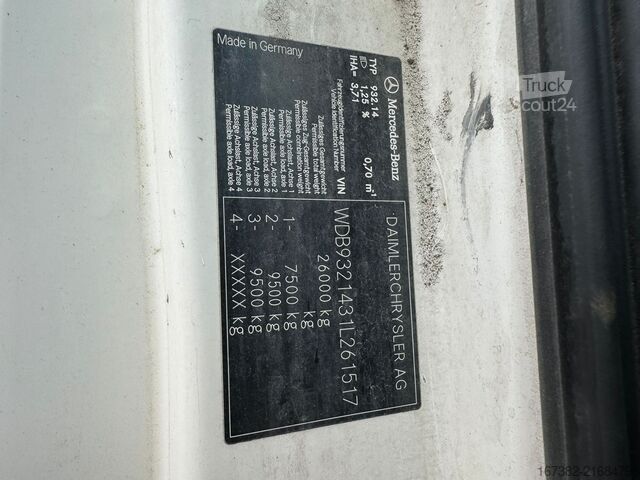 Betonszivattyú Mercedes-Benz Actros 2632 6x4 with Putzmeister BSF 24-4 11 24...