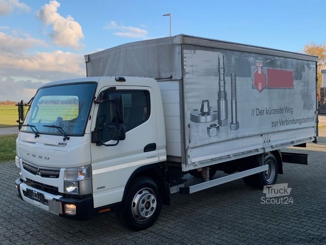 Furgone centinato MITSUBISHI Fuso Canter 7C18_ Autom_Klima_Schiebeplane_Euro6