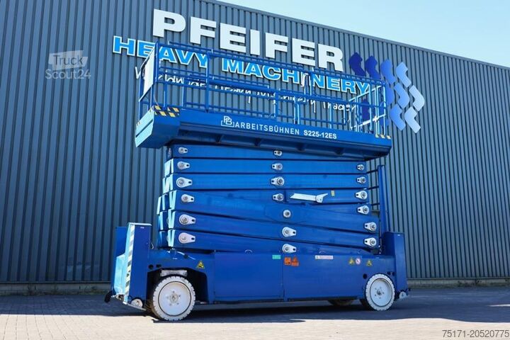 Ascensore a forbice PB LIFT S225-12ES Electric, 22.5m Working Height, 450