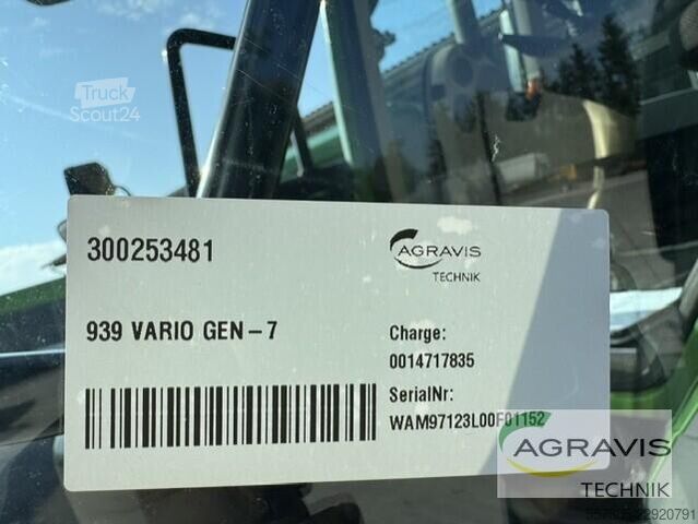 Трактор Fendt 939 VARIO GEN-7