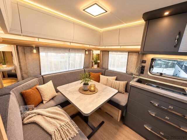 Wohnwagen HOBBY De Luxe 460 UFe Modelljahr 2027 ausgestellt!
