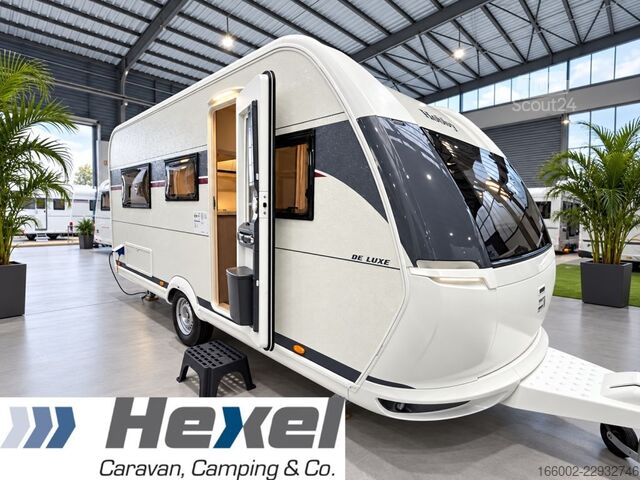 Wohnwagen HOBBY De Luxe 460 LU Modelljahr 2027 ausgestellt!