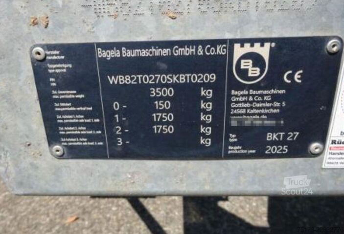 Anhänger Bagela BKT 27 Anhänger / Kabeltrommel