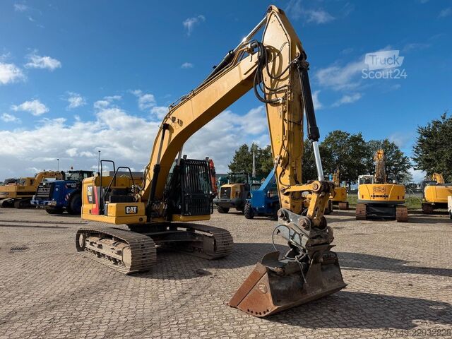 Lánctalpas kotrógép CATERPILLAR 320-GC , Schnellwechsler, Greifer/Hammer, Kamera