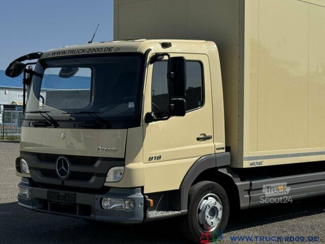Skriňová dodávka Mercedes-Benz Atego 818 Koffer Ladebordwand Dautel 1.500 Kg