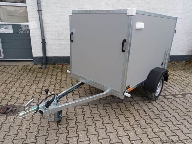 Фургон Other kompakter Koffer grauweiß Gesamthöhe 185cm 750kg mit Stützrad Stützen Zurrsystem 100km/H