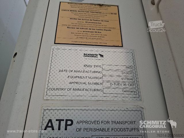 Koeloplegger Schmitz Cargobull Tiefkühler Standard Doppelstock Trennwand