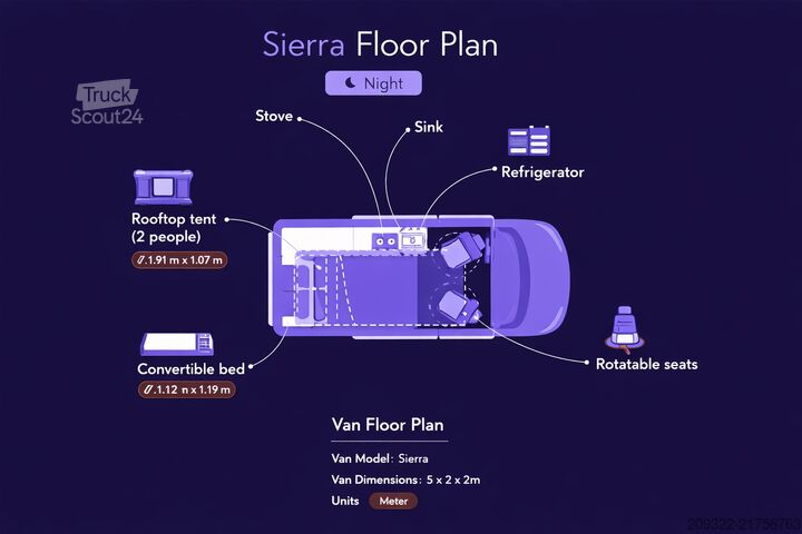 Kemperis/kemperis automobīlis Ford Panama P10 Campervan | 2022 EURO 6 | Professioneller Händler