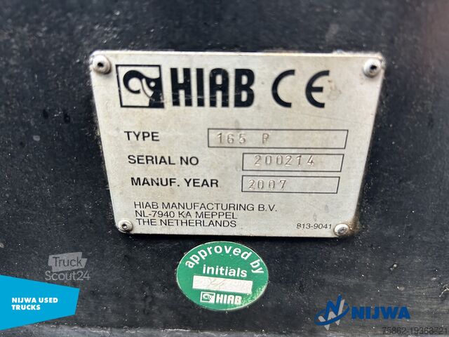 Camion-grue Volvo FH 440 6X2 Hiab 165 roller kraan