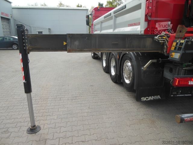 Γερανός τοποθετημένος σε φορτηγό SCANIA R 580,8X4,KIPPER,BORDMATIC,PALFINGER PK 19.001