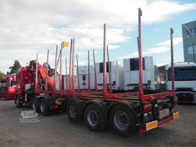 Стандартний тягач SCANIA R450,6X4, KRAN, EPSILON 170 + UMIKOV TELESKOP