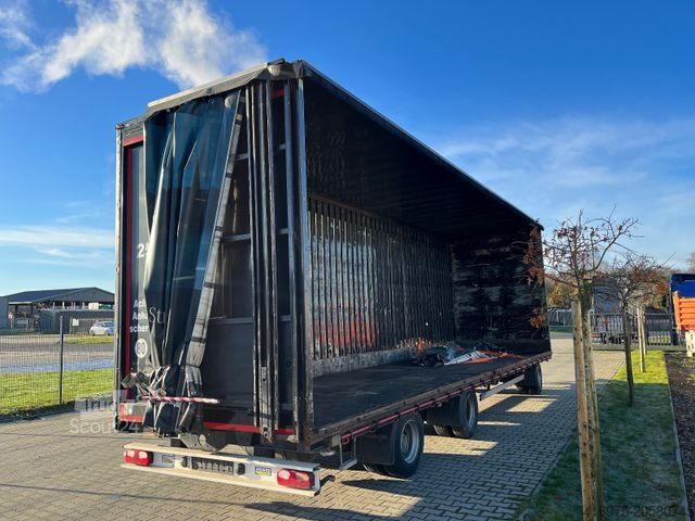 Perävaunu  3-Achsen Plateau Plane zwangsgelenkt Anhäng -254