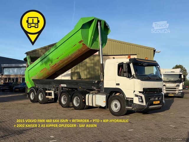  Volvo FMX 460 6X4 i+Shift RETARDER + KAISER 22m³ KIPPER