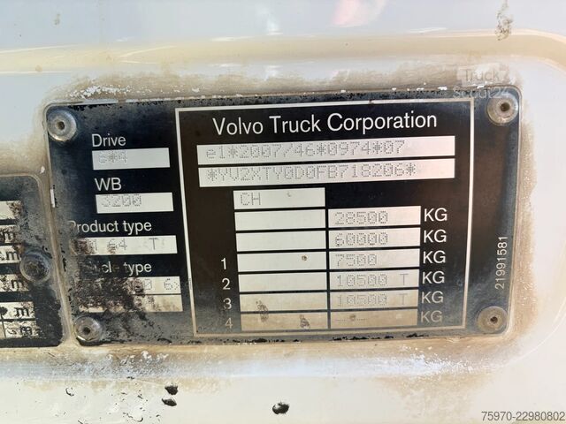  Volvo FMX 460 6X4 i+Shift RETARDER + KAISER 22m³ KIPPER