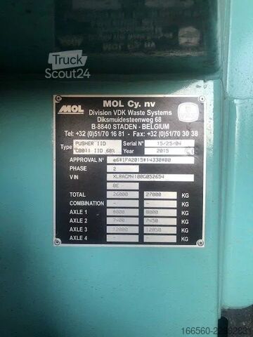 DAF CF 330 FAG as-tronic 6*2 + VDK PUSHER IIK/IID 22 m³ + CB011 60% DAF CF 330 FAG as-tronic 6*2 + VDK PUSHER IIK/IID 2...