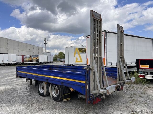 Rimorchio a pianale ribassato Humbaur HBT10 Tandemtieflader