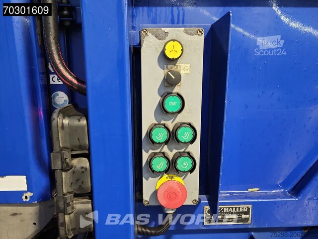 Véhicule de collecte des déchets DAF CF75.250 6X2 Haller Zoeller X2C.21M. 02301 Stee...