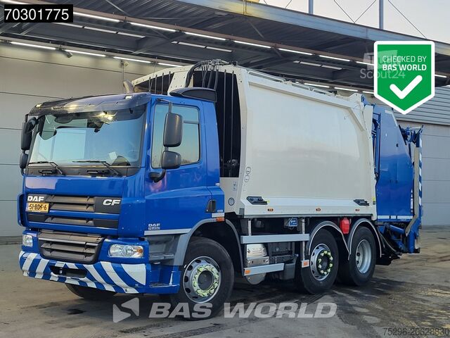 Vuilniswagen DAF CF75.250 6X2 Geesink GPM III v 17H25 Steering A...