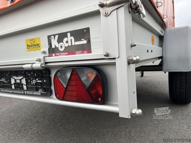 Reboque de caixa KOCH U4 Plane Kastenanhänger ungebremst