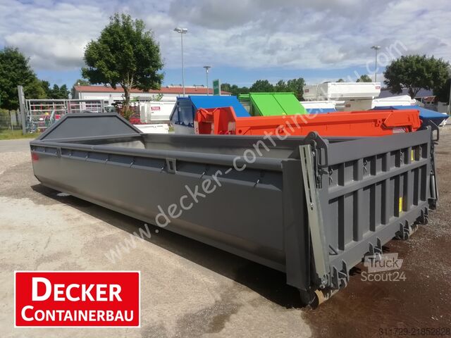 āķa konteiners Decker Containerbau Abrollcontainer, Bayernbox, Pendelklappe
